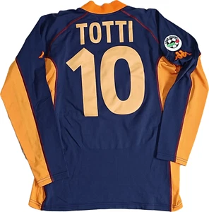 maglia calcio vintage AS Roma TOTTI scudetto 2001 2002 INA ASSITALIA XL KAPPA - Foto 1 di 9
