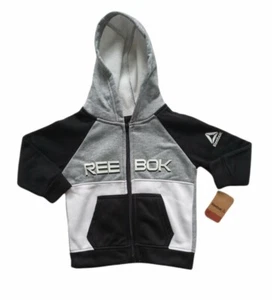 Reebok Baby  Boys Hooded Jacket Size 18 Months Full Zip Sweatshirt - Picture 1 of 5
