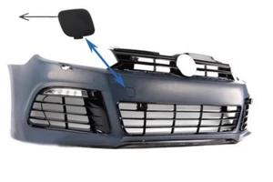 Abschlepphaken Abdeckung Stoßstange vorne Golf VI Golf 6 2008-2013 R20 Look - Bild 1 von 7