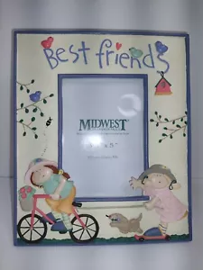 BEST FRIENDS PICTURE FRAME FOR 3-1/2"x5"MIDWEST OF CANNON FALLS SIMPLE DELIGHTS - Picture 1 of 9