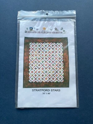 Stratford Stars Quilt Pattern by Rockefeller Flatland Stagestop - Image 1 of 2