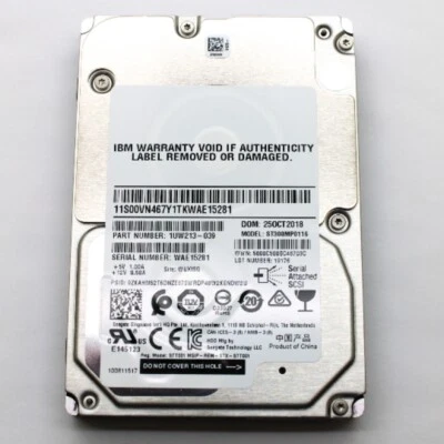 IBM Seagate 300GB 15K SAS 12Gbps 2.5-in Hard Drive ST300MP0116 00VN467 - Image 1 of 3