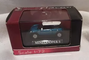 Yat Ming Cararama Mini Cooper S Blue White 1:72 Scale Collection Factory Sealed - Picture 1 of 6