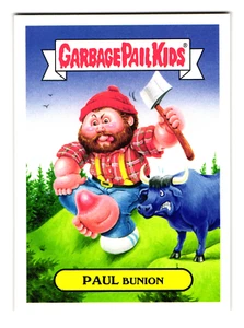 Paul Bunion 2016 Garbage Pail Kids Paul Bunyan Parody Sticker - Picture 1 of 2