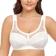 UK Ladies Minimiser Bra Classic Non-wired Bras Non Padded Full Cup