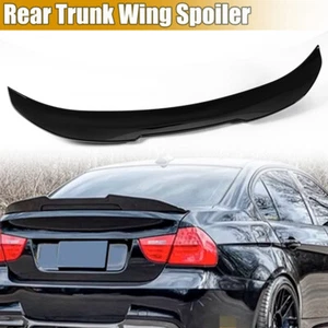 For BMW E90 3 Series M3 2006-2011 PSM Glossy Black Rear Trunk Spoiler Wing Lip - Imagen 1 de 10