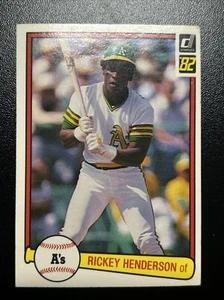 1982 Donruss Baseball #113 Rickey Henderson HOF - Bild 1 von 2