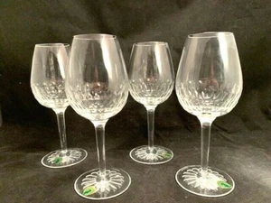 WATERFORD Crystal PRESAGE WHITE WINE GLASSES SET OF 4 MINT NEW IN BOX - Picture 1 of 11