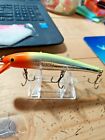 Old lure fish stalker -1 silver/orange/yellow great for walleye fishing.