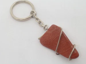 Portachiavi in ARGENTO 925 e DIASPRO NATURALE - PIETRA DURA - brisè chiave - - Imagen 1 de 4