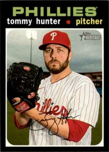 2020 Topps Heritage High Number #699 Tommy Hunter  Philadelphia Phillies  - Picture 1 of 2