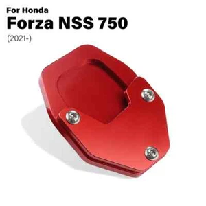 Para HONDA Forza750 NSS750 2021-2025 Pata de cabra roja Soporte lateral Placa de agrandar - Imagen 1 de 16