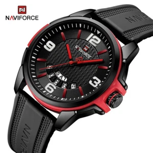 Luxury Fashion WristWatch For Men Silicone Band Classic Waterproof Sports Quartz - Picture 1 of 21