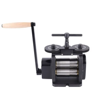 110mm Manual Rolling Mill Machine Wire Flat Pattern Sheet Metal Jewelry Tool US - Picture 1 of 9