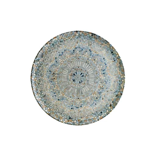 Bonna Luca Mosaic Gourmet 32 cm Blau Pizzateller flach rund - Bild 1 von 1
