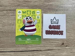 Carte Animal Crossing Amiibo Iggly 397 Urbain Bobo Piccio Pingi Série 4 Card S4