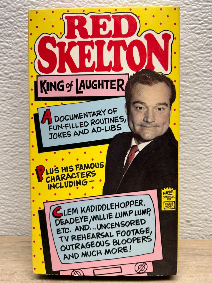 Vtg Red Skelton King Of Laughter VHS Color And Black & White - Image 1 of 4