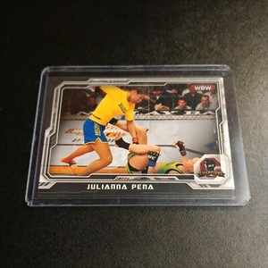 #46/188 Julianna Pena Black Parallel Rookie 2014 Topps UFC Champions rc year