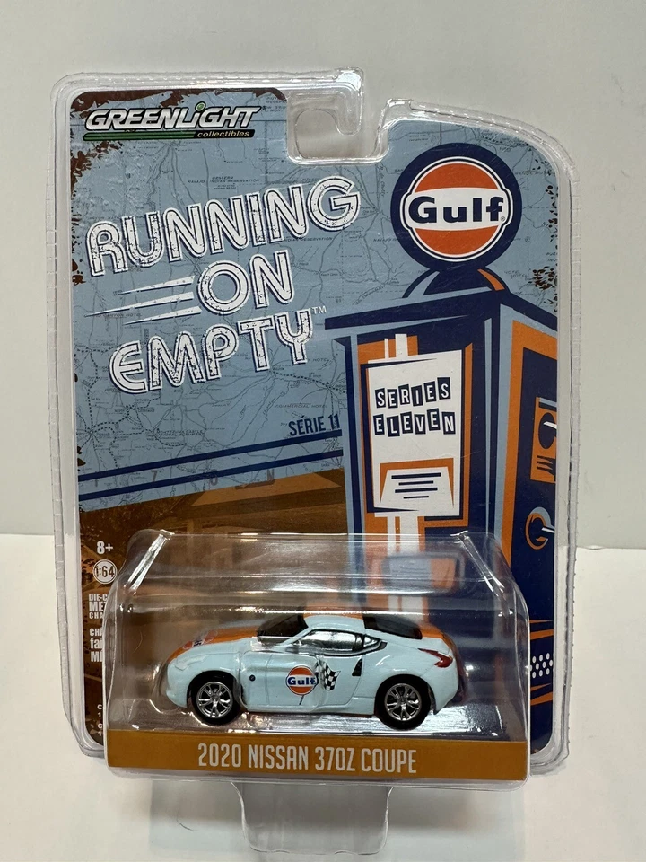 Greenlight Running on Empty Series 11 Gulf Oil 2020 Nissan 370z Coupe 41110-f
