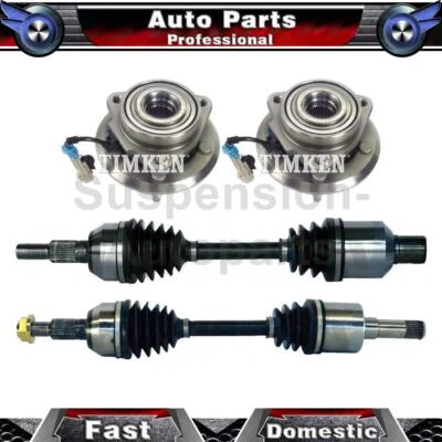 Front CV Axle Joint Wheel Bearing For Chevrolet Equinox FWD 3.4L 2009 2008 2007 - Image 1 of 4