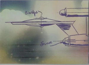 STAR TREK 30 YEARS PHASE 3 SPACE MURAL CARD S9 - Picture 1 of 1