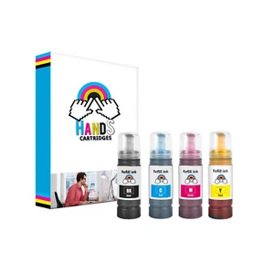 4 inchiostri per bottiglie non OEM T6641 - T6644 (70 ml) per adattarsi a ET2500, ET2550, ET4500 - Foto 1 di 1