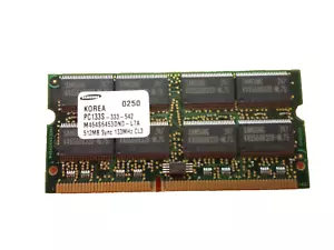 512MB PC133 SODIMM Memory RAM PowerBook G3 Pismo Firewire M7572 144pin "USED" - Picture 1 of 1