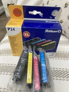 4x Pelikan Compatible HP364/XL Ink Cartridges for Photosmart + Others - Picture 1 of 4