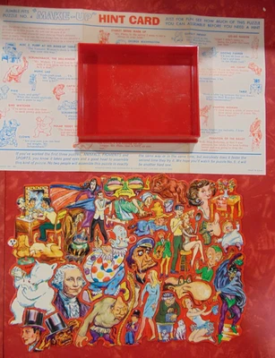 Vintage CADACO Cluster Puzzle "Make-Up" COMPLETE - Image 1 of 3