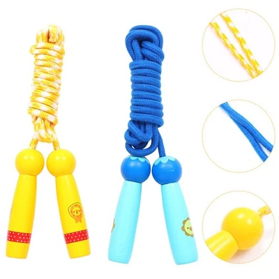 2 Stück Kinder Springseile Springseile Fitness Springseil Trainingsgeräte - Bild 1 von 4