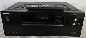 Onkyo TX-SR373 5.2 Kanal A/V HDMI Bluetooth Surround Receiver mit Fernbedienung Bundle - Bild 1 von 5