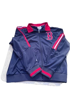 Chaqueta Majestic Boston Red Sox cremallera completa para hombre talla grande - Imagen 1 de 10