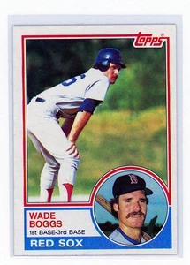 Topps Wade Boggs Boston Red Sox 1983 498 - Imagen 1 de 2
