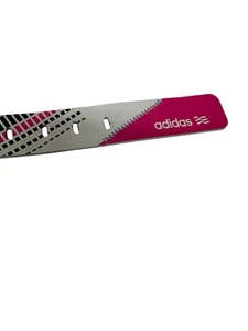 Vintage Adidas Gürtel 2012 grau pink schwarz 36" Golfgürtel - Bild 1 von 15