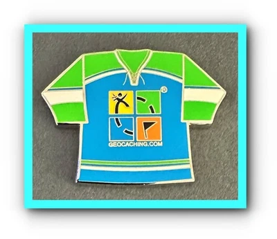 Geocoin 2007 Team Geocache Hockey Jersey YemonYime 21 Unactivated - Image 1 of 4