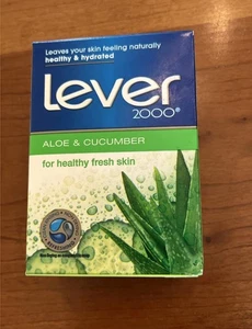 (1) Lever 2000 Bar Soap Aloe & Cucumber 4 oz Bar New Sealed - Picture 1 of 4