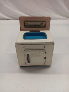 Vintage White Tinplate 1950s Era Toy Kitchen Dishwasher Sink - Picture 1 of 8