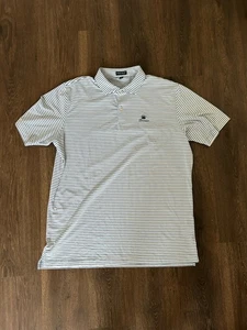 Camisa Polo Peter Millar The Concession Campo de Golf Talla XL Corona Hecha a Mano COMO NUEVA - Imagen 1 de 6