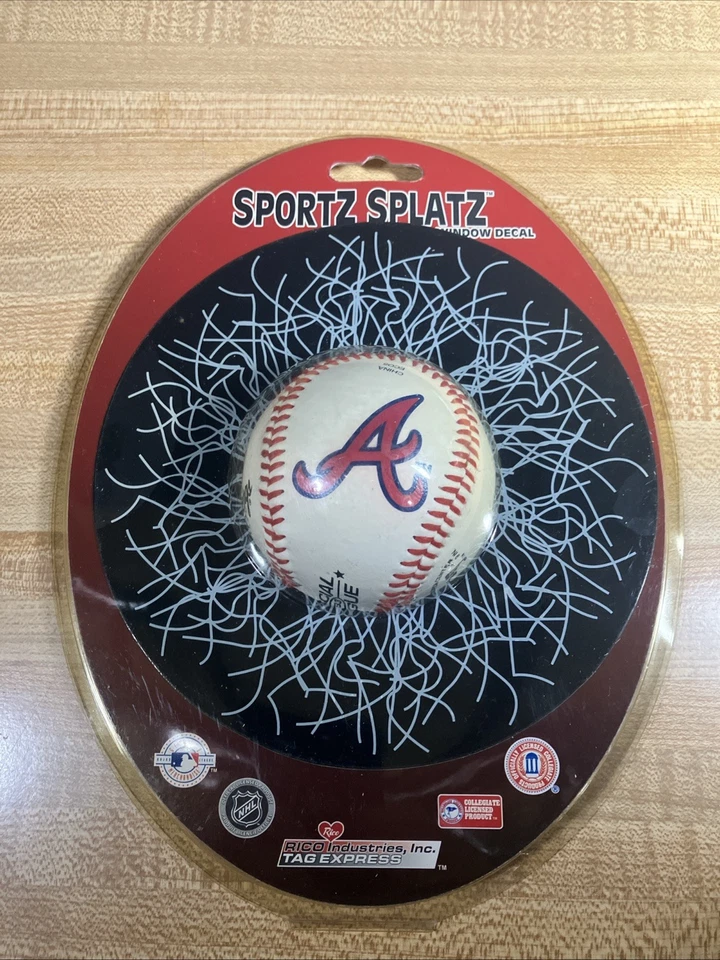 MLB Atlanta Braves Sportz Splatz Window Decal - NEW - Image 1 of 4