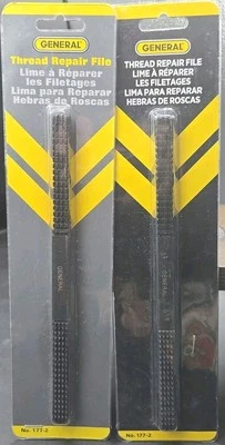 2 General Tools THREAD REPAIR FILE 177-2 High Carbon Steel 8-1/2" NEW - Image 1 of 4