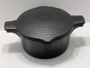 The Pampered Chef Mikroherd - 8 Tassen 2 Quart Mikrowelle Dampfgarer Topf - Schwarz - Bild 1 von 14