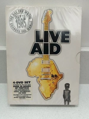Live Aid DVD 4 Disc Boxset Brand New Sealed - Image 1 of 4