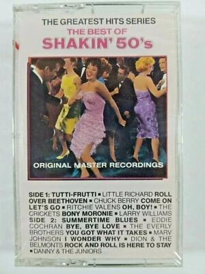 The Best of Shakin' 50's - Original Master Recordings Cassette Tape New Sealed - Image 1 of 3