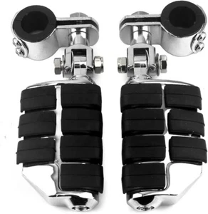 Junjumoto Adjustable Highway Foot Pegs Chrome NEW - Bild 1 von 11