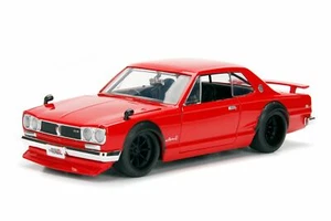 Sintonizadores Jada JDM 1971 NISSAN SKYLINE GTR KPGC10 ROJO 1:24 NUEVO SIN CAJA - Imagen 1 de 4