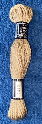DMC Laine Tapisserie France 100% Wool Tapestry Yarn - 1 Skein Brown 7413 - Image 1 of 4