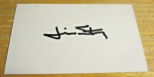 Jim Steeg Sports Executive Autographed 3X5 Index Card NFL Football Super Bowl - Picture 1 of 3