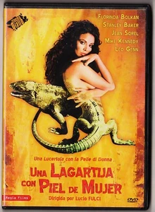 A WOMEN'S LEATHER LIZARD by Lucio Fulci - Yellow, Italian Terror. - Picture 1 of 1