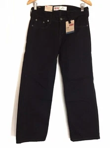 Levi’s 550 Relaxed Fit Boys Youth Black Husky Jeans Size 9 W29 x L25 NWT - Picture 1 of 8