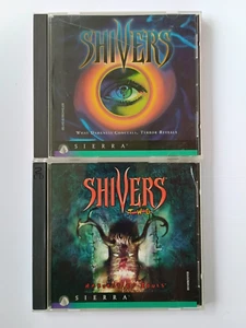 Shivers 1 y 2 - CD-ROM Pc Juego Paquete Lote 1995 Sierra Discos Limpios - Imagen 1 de 7